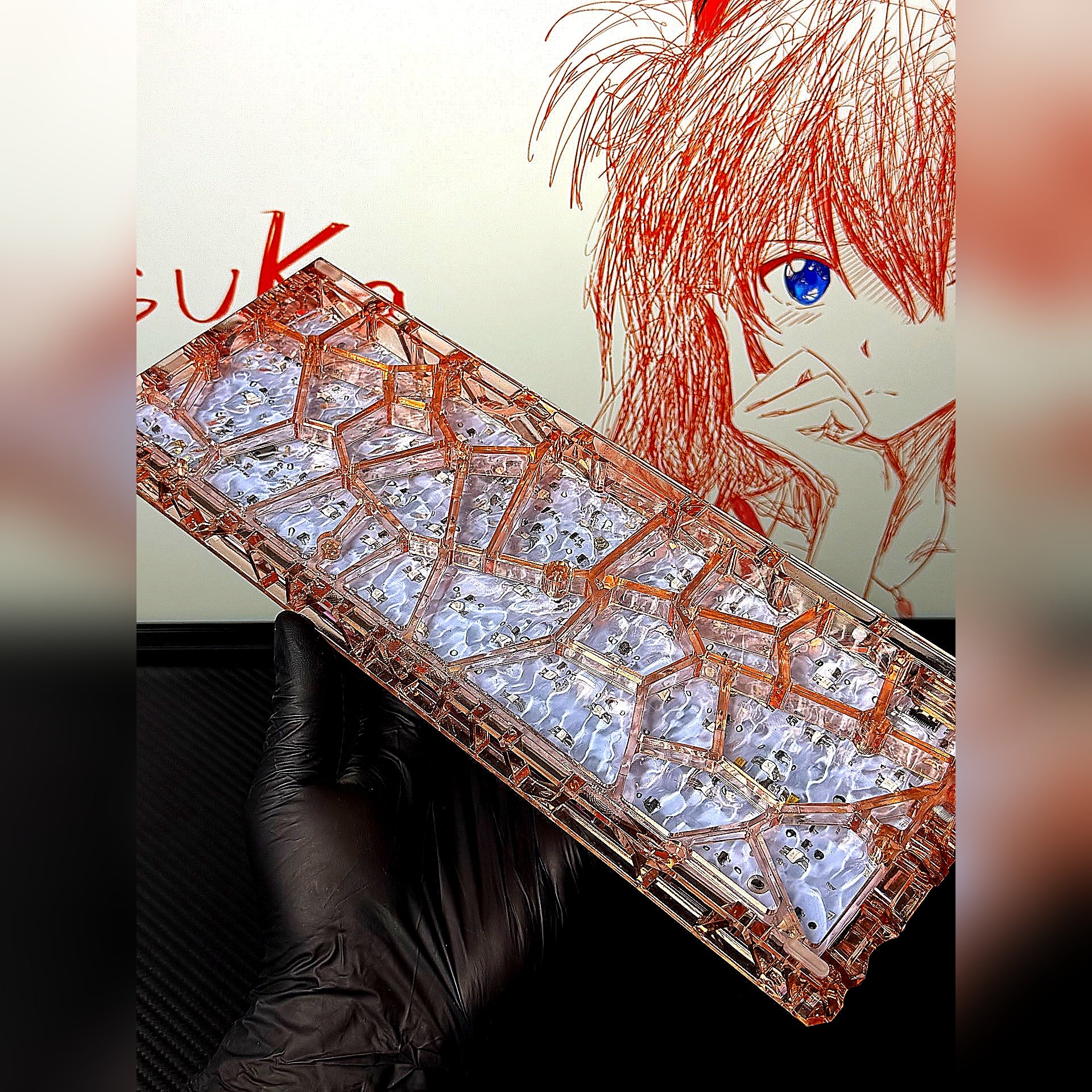 Amber Sun - Nexus61A Magnetic Custom Keyboard