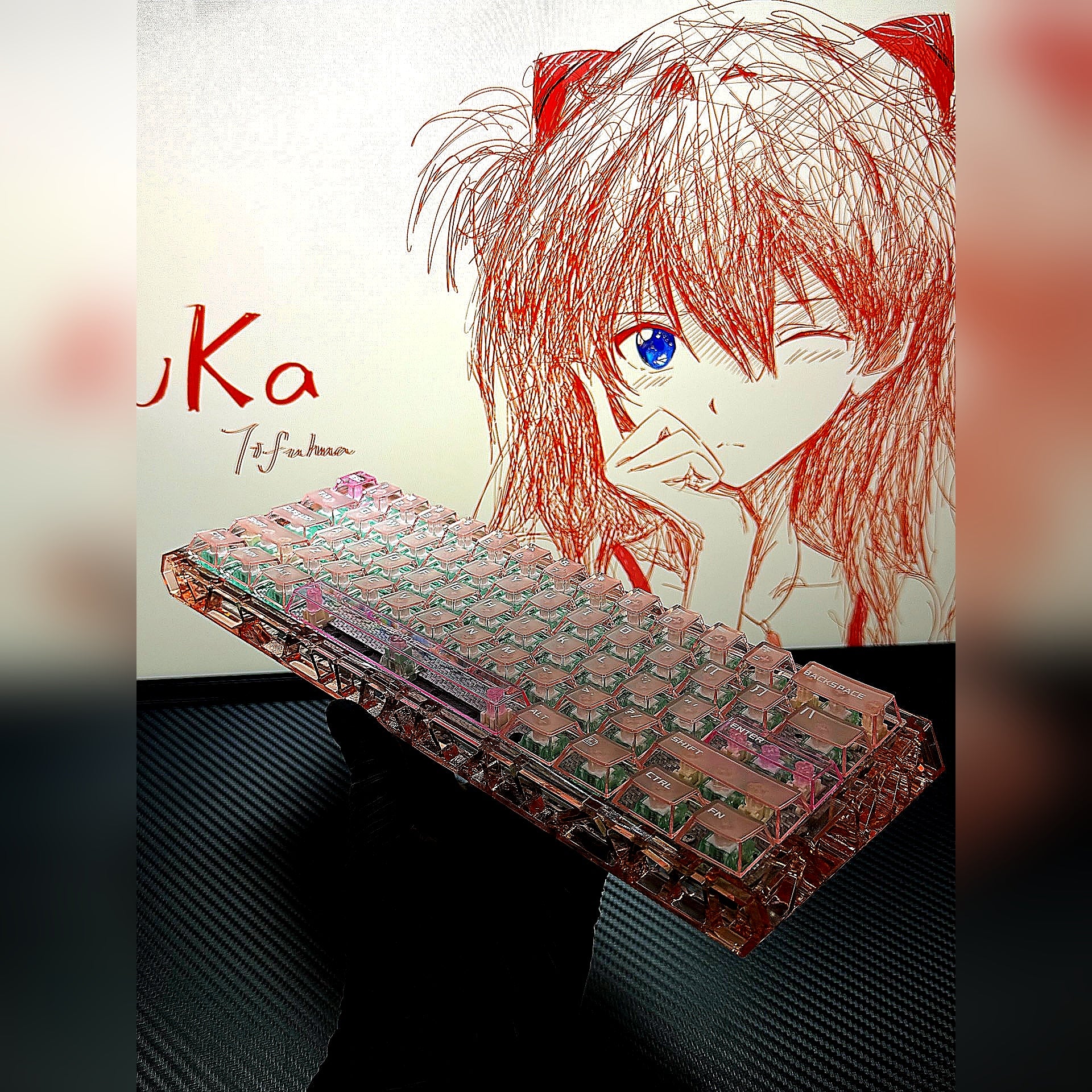 Amber Sun - Nexus61A Magnetic Custom Keyboard