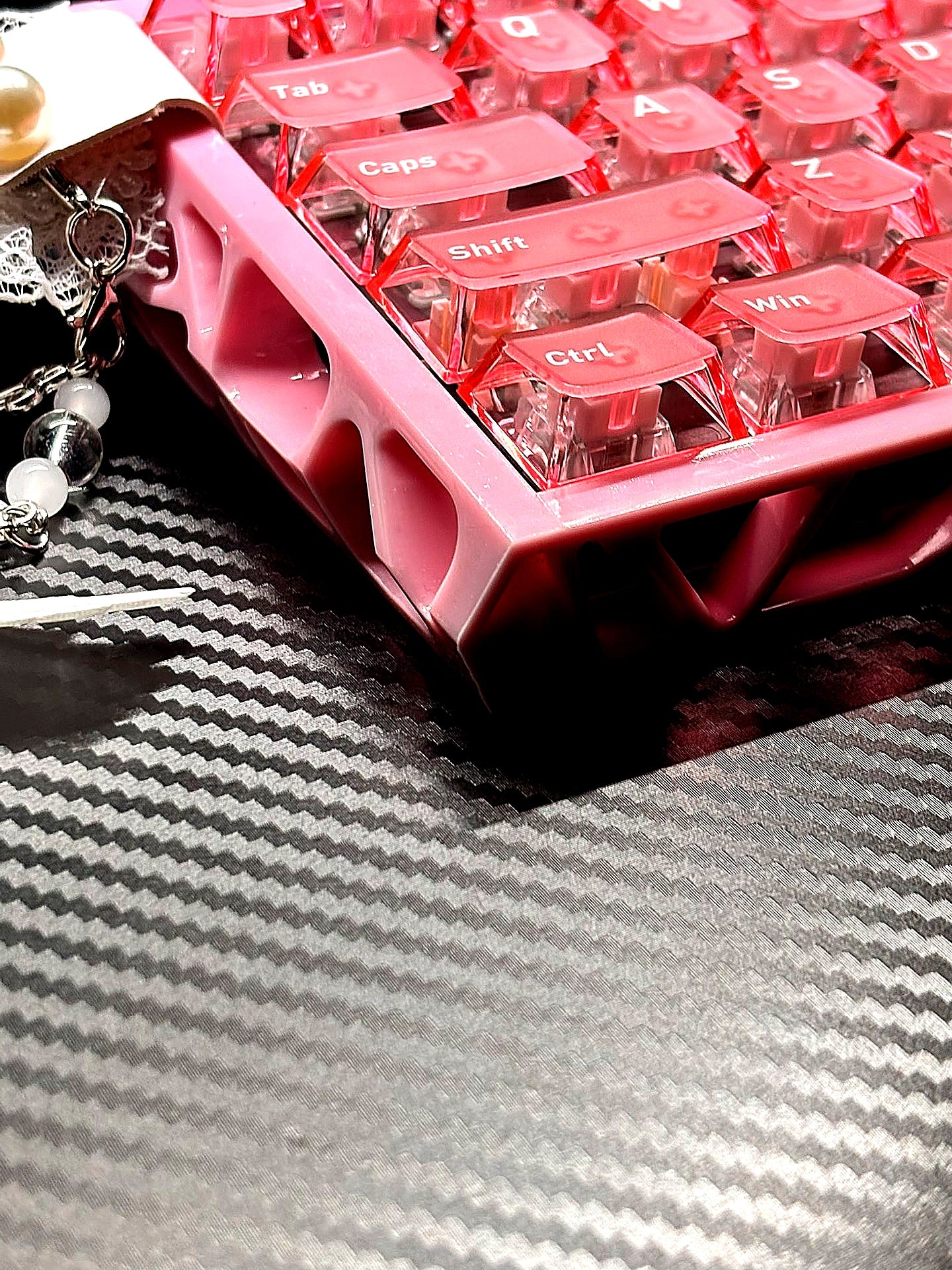 Mad Catz MAD60 RGB custom build top-down view
