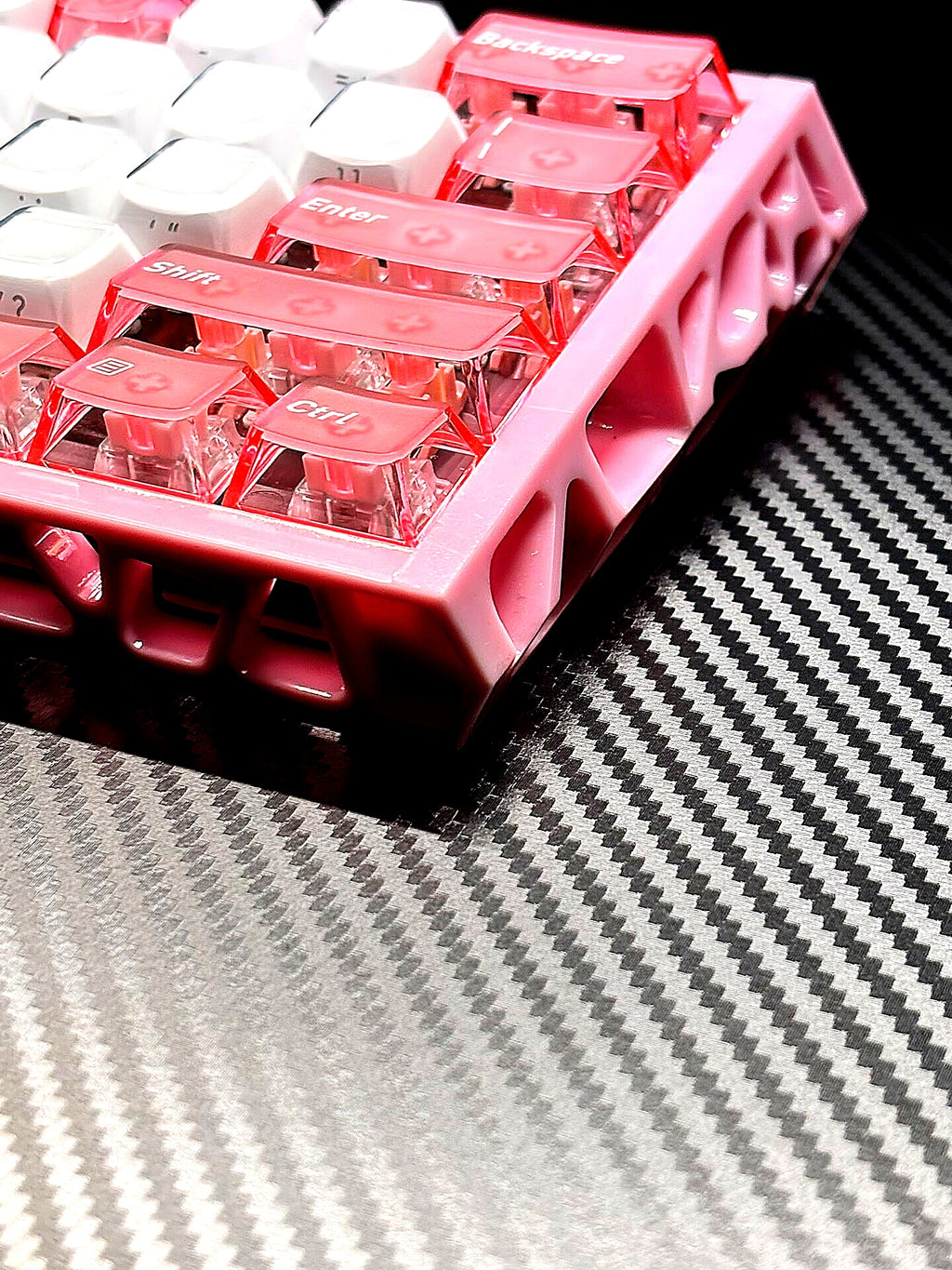 Custom mechanical keyboard accessory detail view