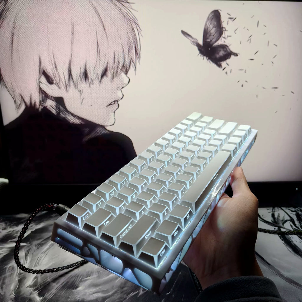 Nexus 61a custom mechanical keyboard layout top view