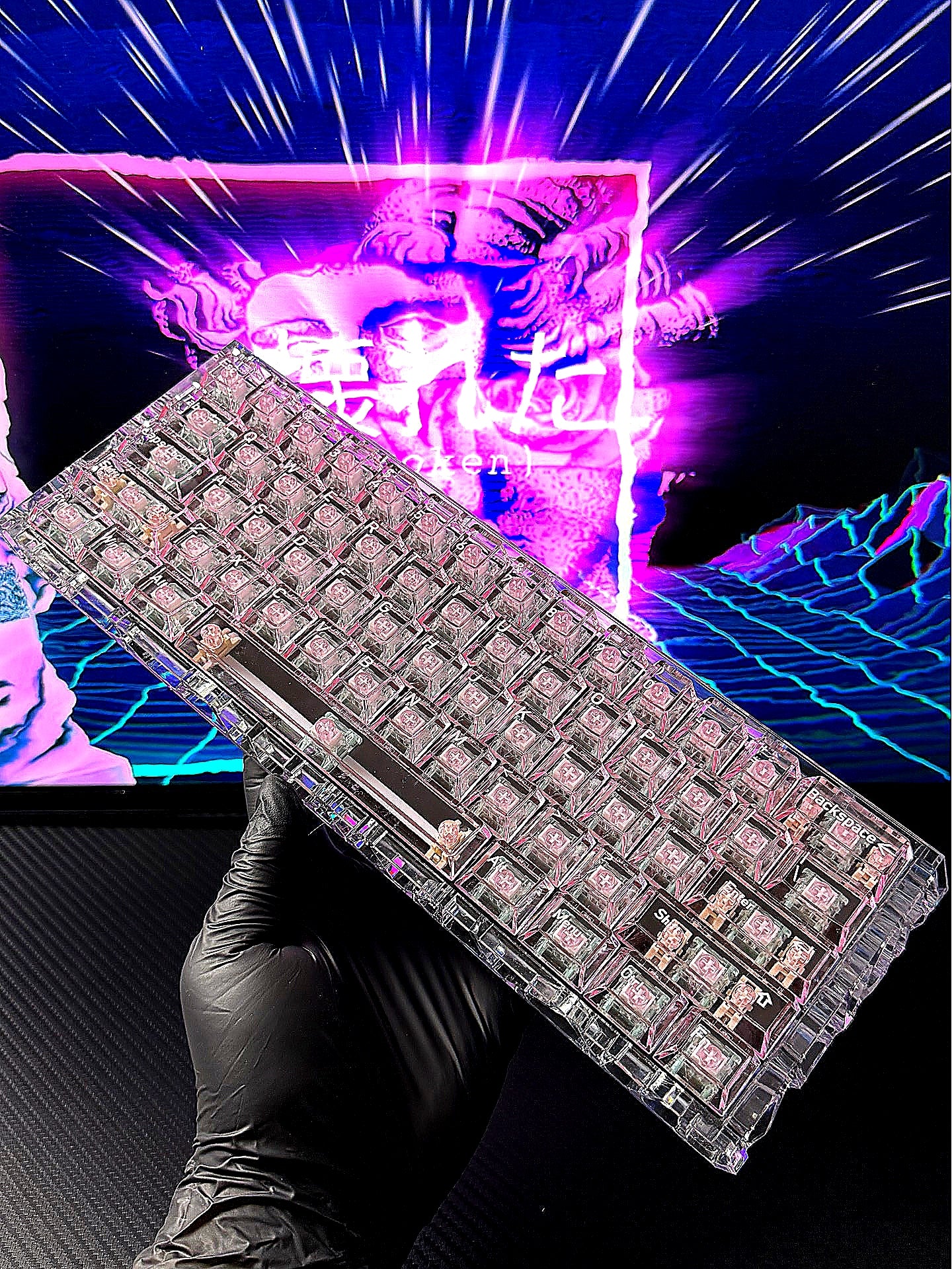 Mad Catz MAD60 RGB Vaporwave Keyboard – 0.02mm RT 8K Polling