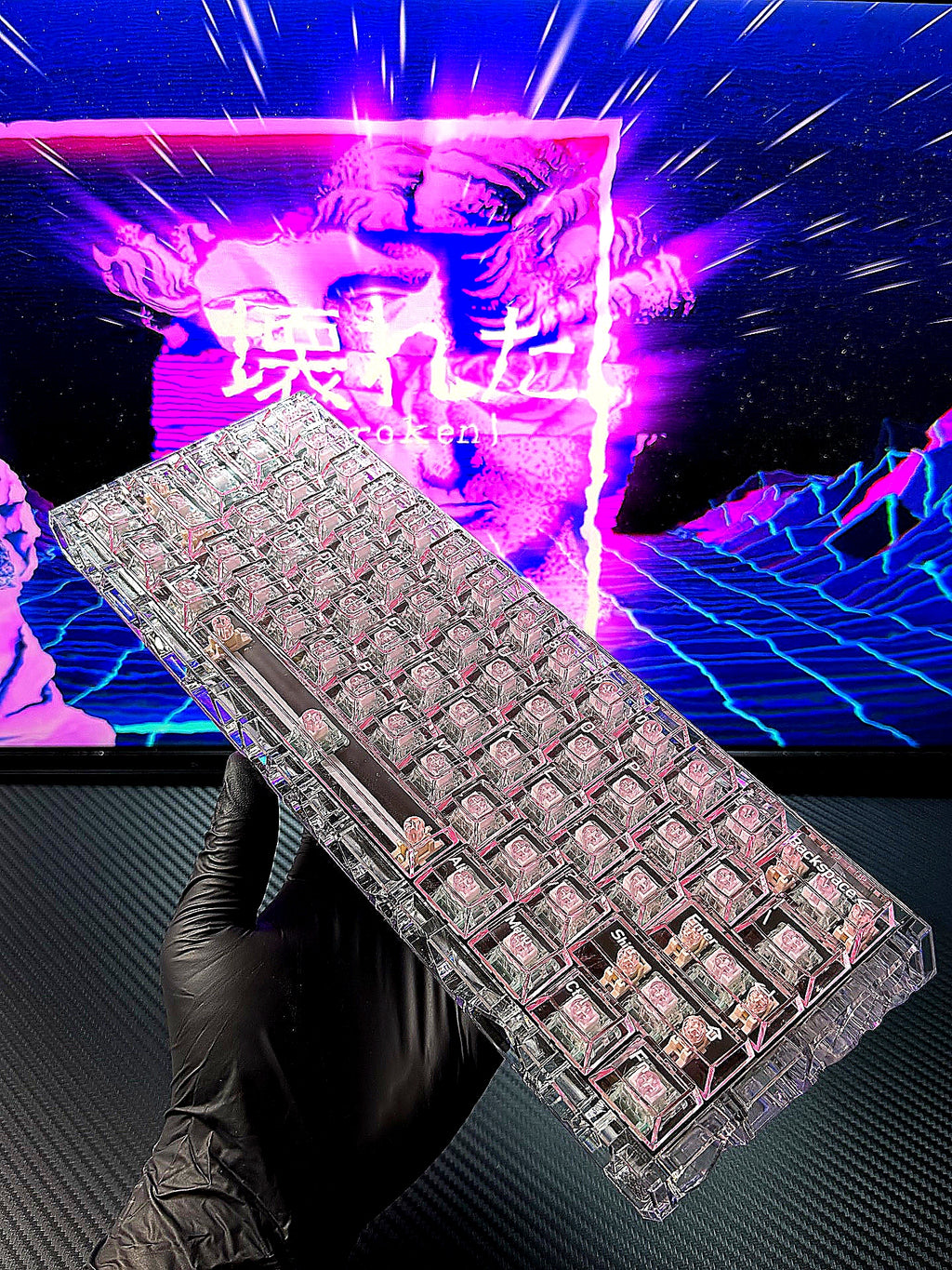 Mad Catz MAD60 RGB Vaporwave Keyboard – 0.02mm RT 8K Polling