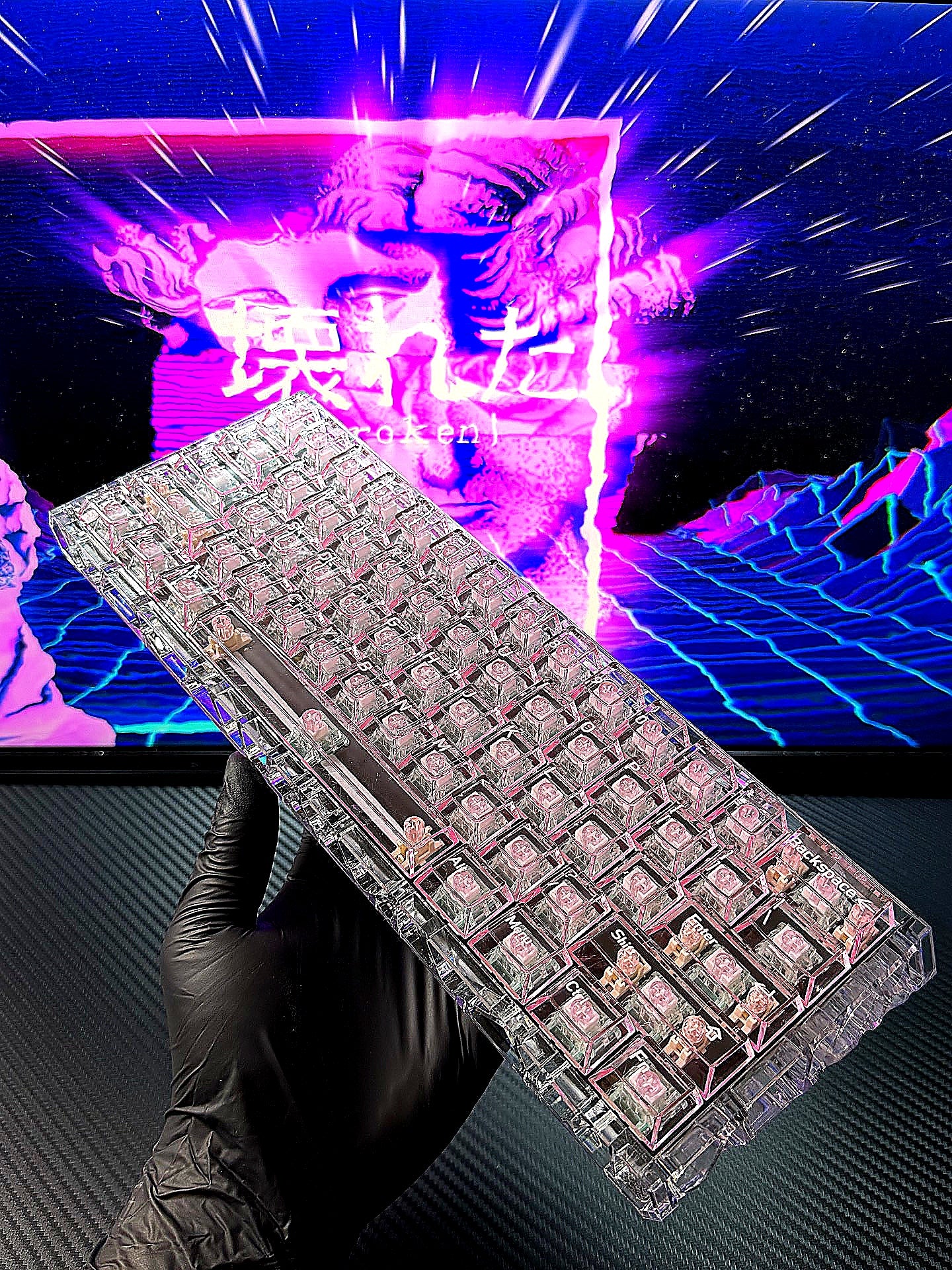Mad Catz MAD60 RGB Vaporwave Keyboard – 0.02mm RT 8K Polling