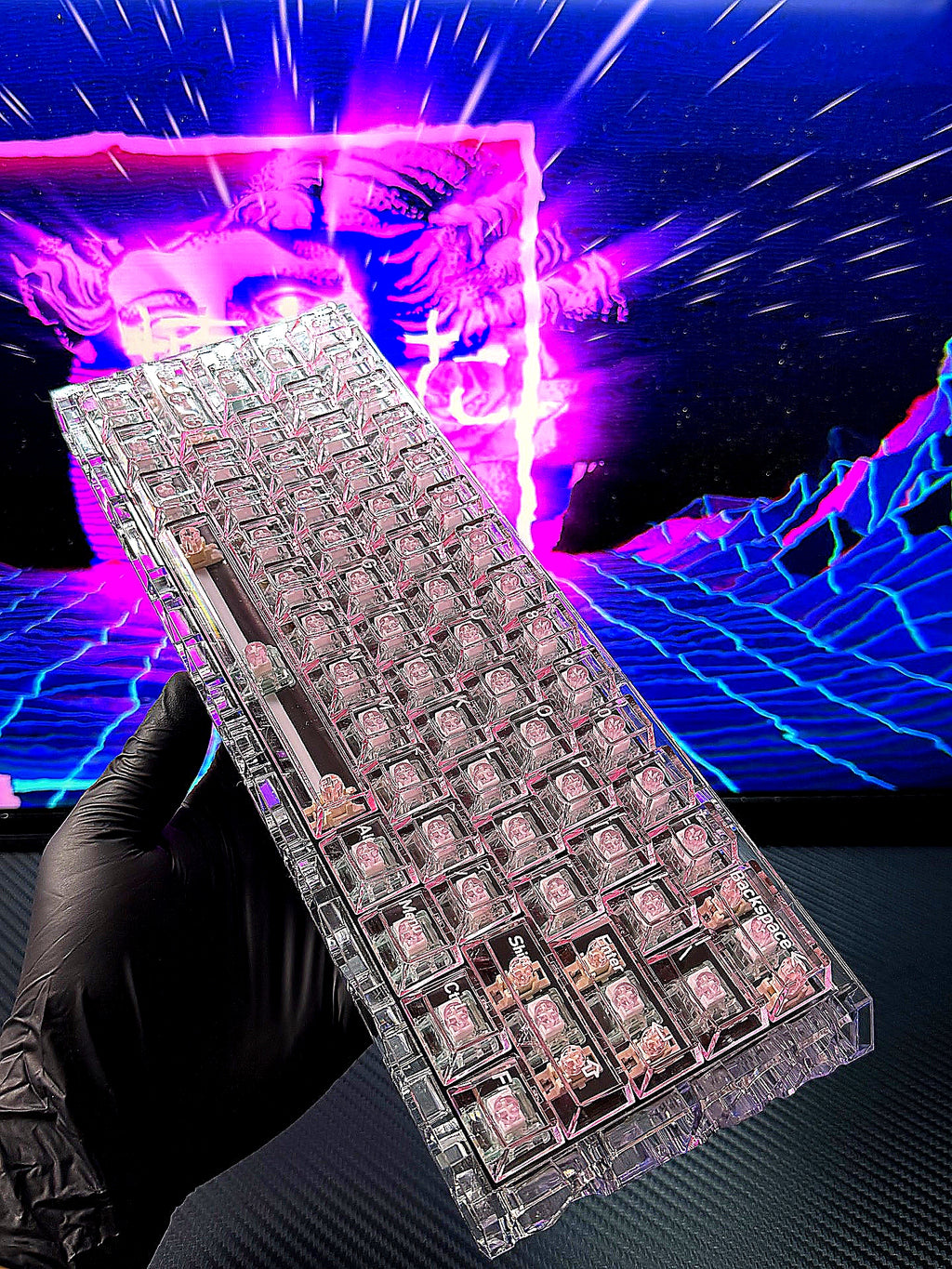 Mad Catz MAD60 RGB Vaporwave Keyboard – 0.02mm RT 8K Polling