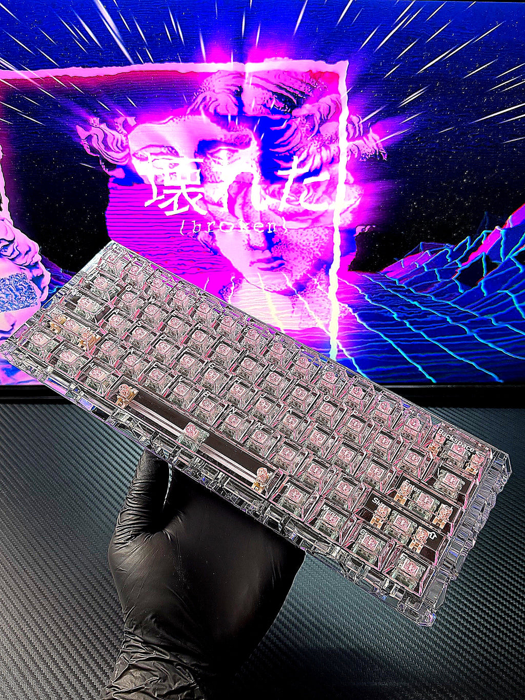 Mad Catz MAD60 RGB Vaporwave Keyboard – 0.02mm RT 8K Polling