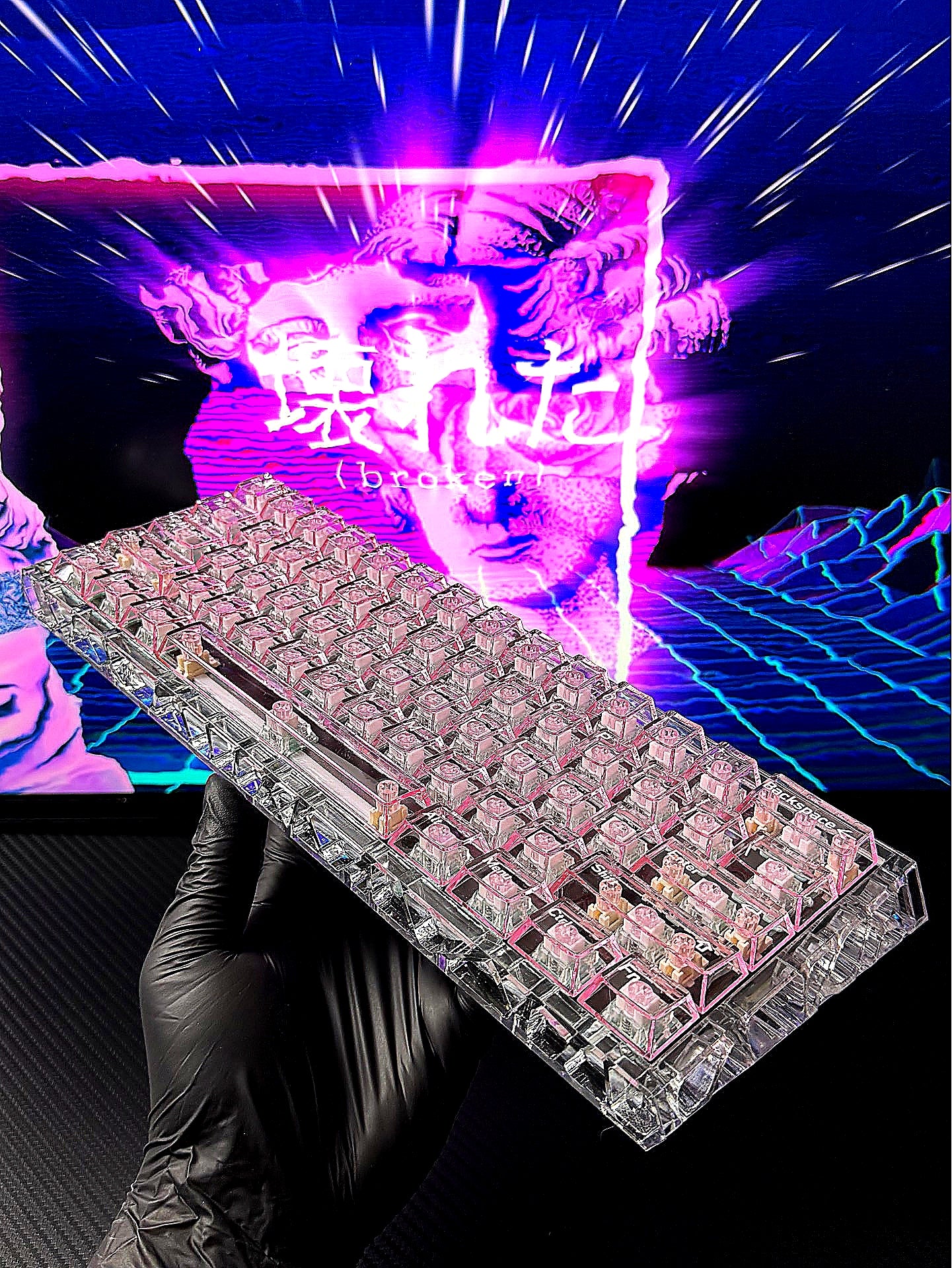 Mad Catz MAD60 RGB Vaporwave Keyboard – 0.02mm RT 8K Polling