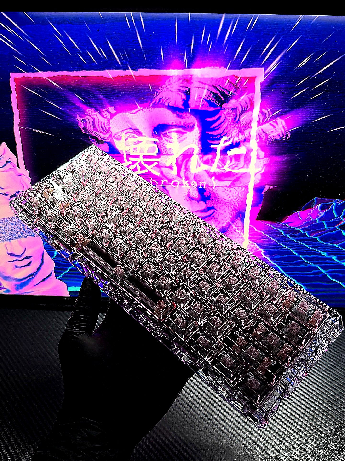 Mad Catz MAD60 RGB Vaporwave Keyboard – 0.02mm RT 8K Polling